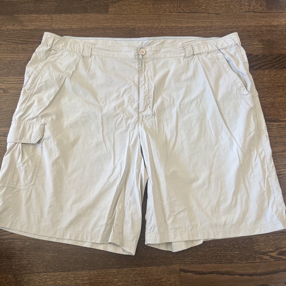 Columbia Shorts Adult 4X Beige Omni Shade Hiking 11 L